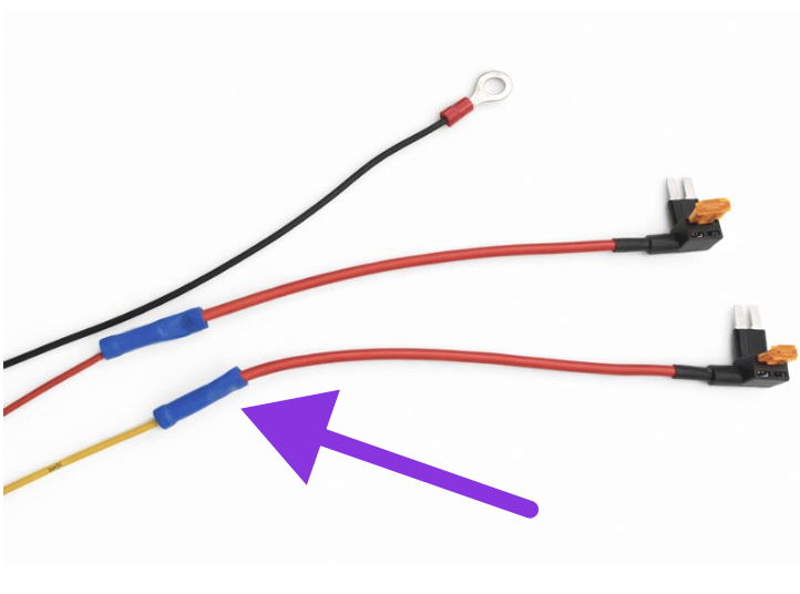 Add-a-fuse cables with pre-stripped insulation